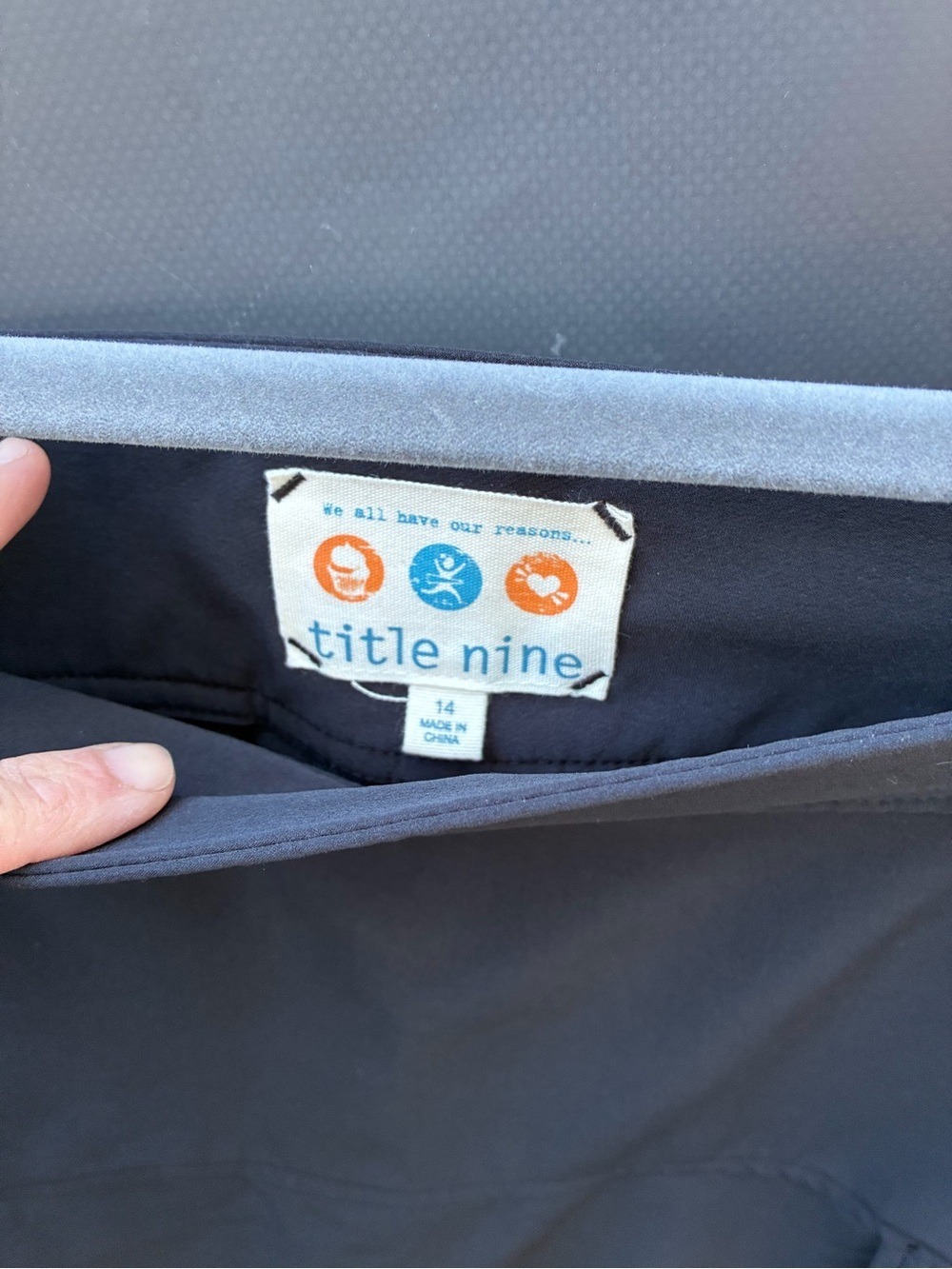 Title Nine Black Pocket Skirt XL - Picture 4 of 6